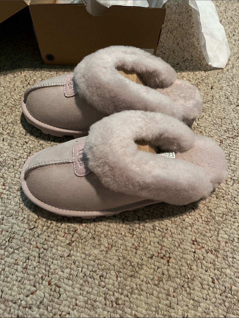 NWT UGG Coquette Genuine Shearling Lined Slipper